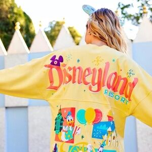 Disneyland Resort "Play in the Park" Yellow Spirit Exclusive Adult Jersey